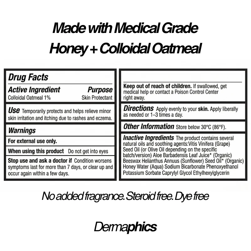 Dermaphics™ Honey Eczema Cream